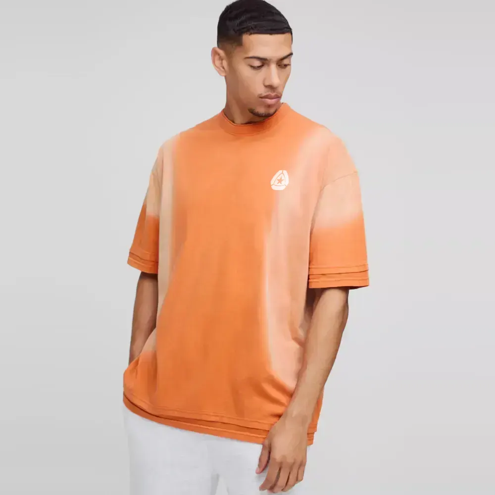 Oversized Boxy Half Sleeve Varsity T-Shirt
