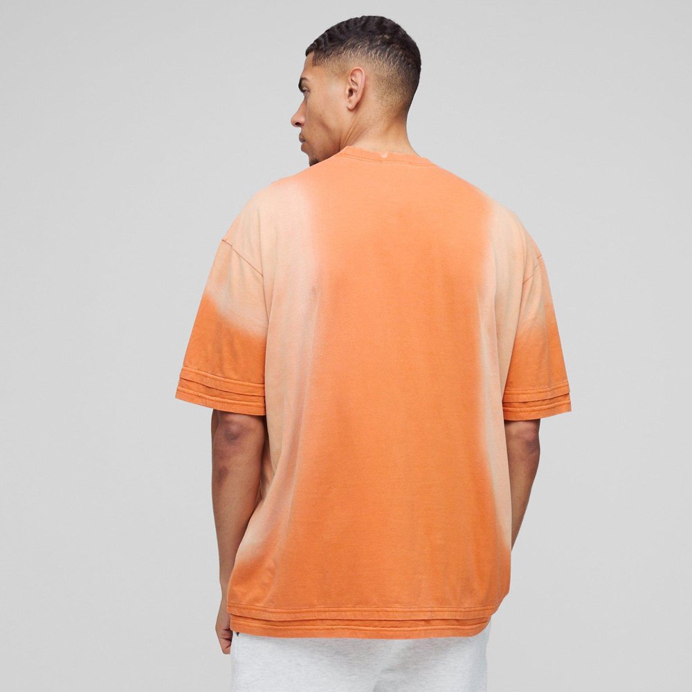 Oversized Boxy Half Sleeve Varsity T-Shirt