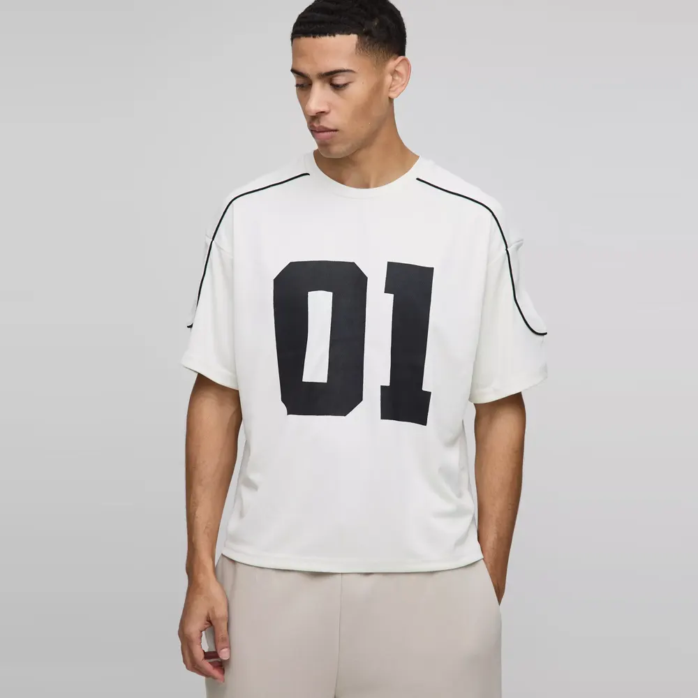 Oversized Washed Wyoming Print T-shirt
