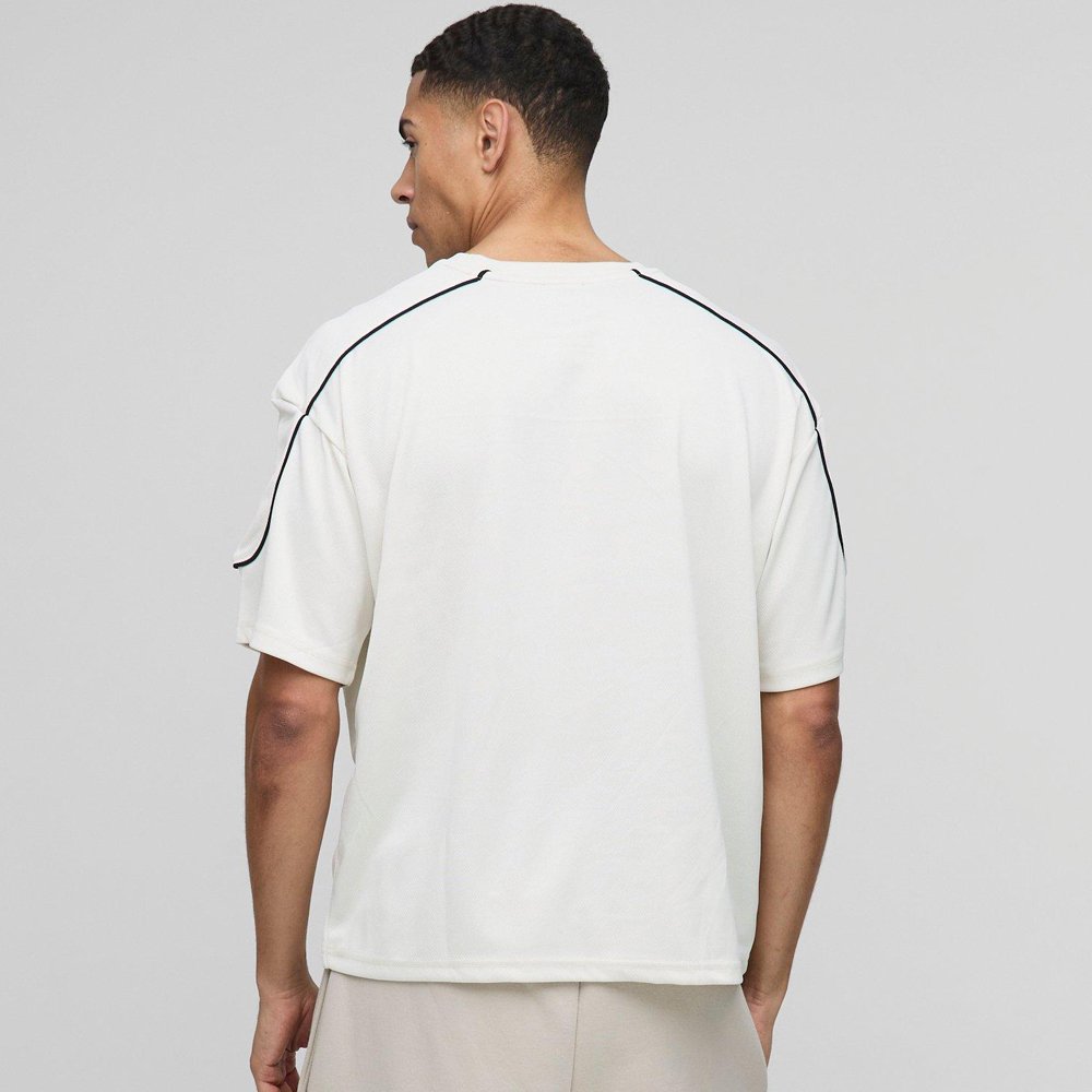 Oversized Washed Wyoming Print T-shirt
