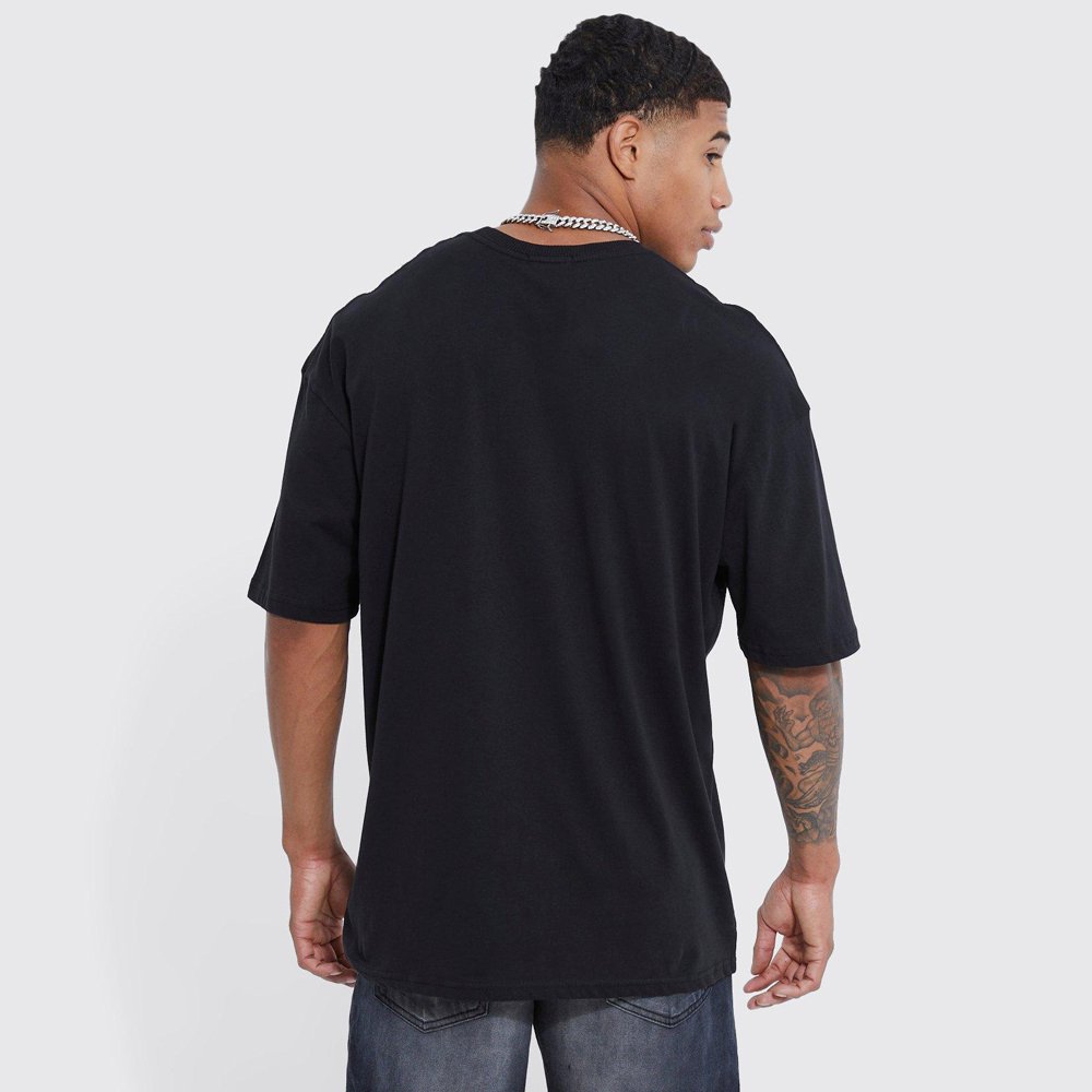 Oversized Bleach Tie Dye Graphic T-shirt